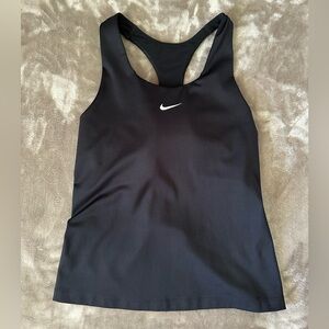 Nike Black Racerback Tank with built in bra